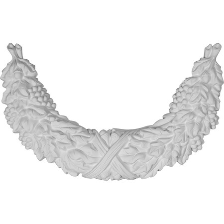 Ekena Millwork 17 1/2"W x 11"H x 1 1/2"P Anthony Swag Onlay ONL17X11X01AT